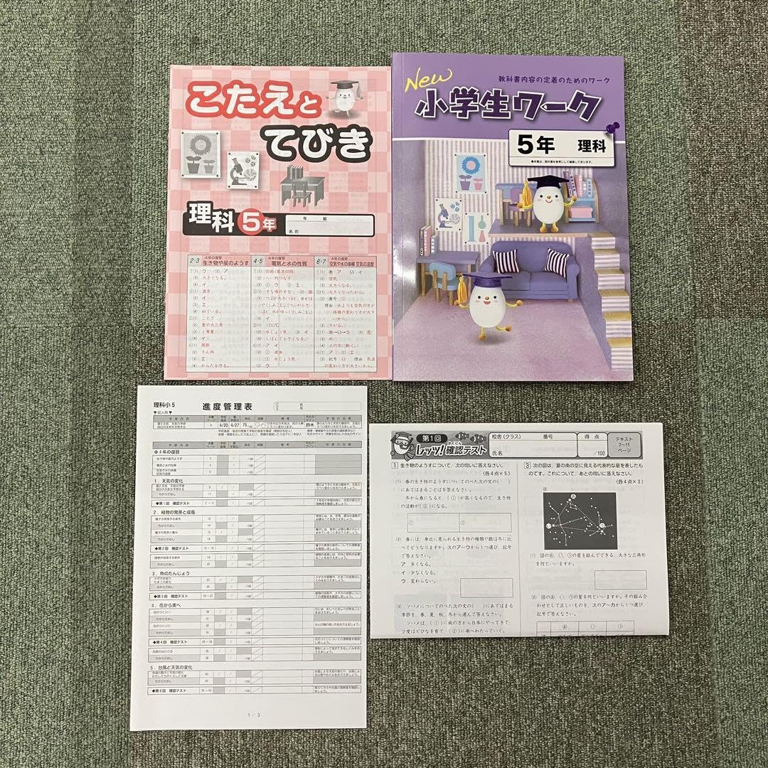 Amazon.co.jp: Elementary School Work Elementary 5 Science Society